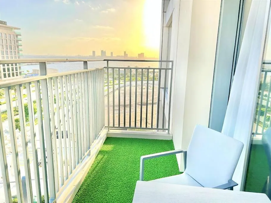 Luxury Dubai Creek Balcony & View 아파트 0*,